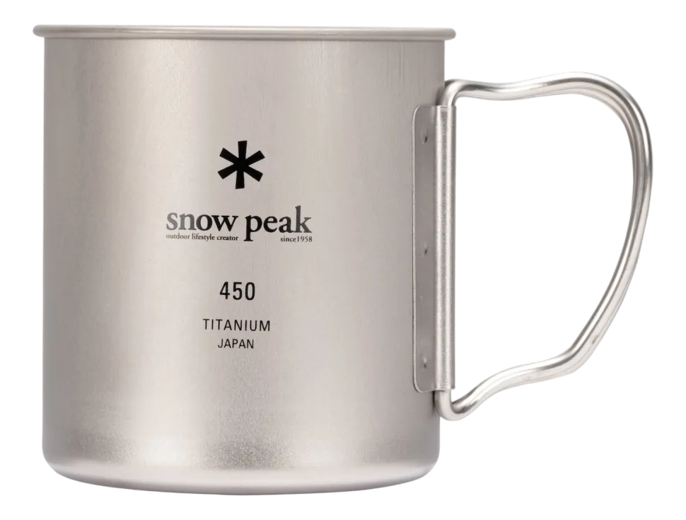 Mok Snow Peak Titanium Single Wall Silver 450ml