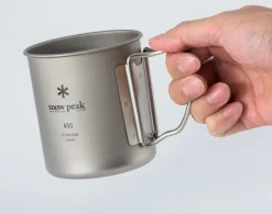 Mok Snow Peak Titanium Single Wall Silver 450ml