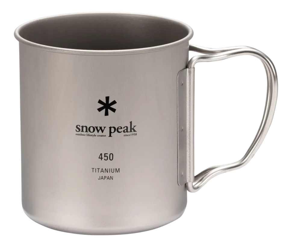 Mok Snow Peak Titanium Single Wall Silver 450ml