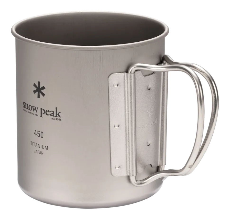Mok Snow Peak Titanium Single Wall Silver 450ml