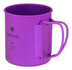 Snow Peak Mok Titanium Single Wall Purple 450ml Outlet
