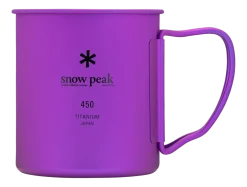 Snow Peak Mok Titanium Single Wall Purple 450ml Outlet