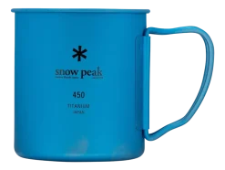 Snow Peak Mok Titanium Single Wall Blue 450ml New