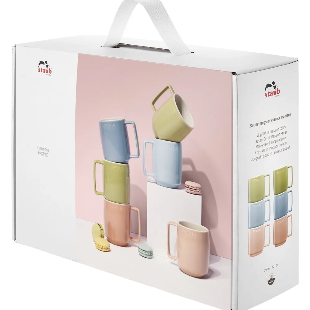 Staub Mok Ceramique Macaron Gietijzer 350 ml (Set van 6) Online