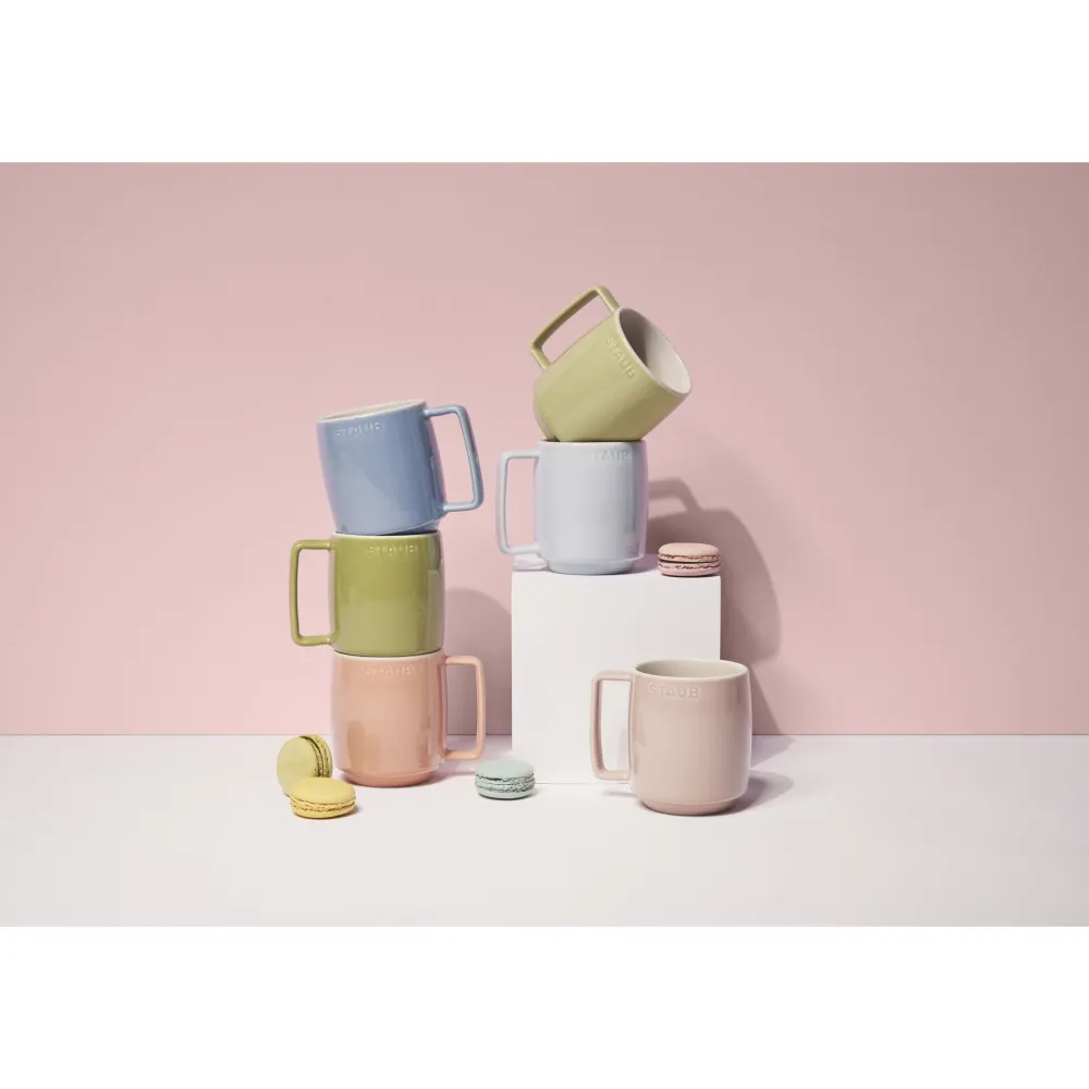 Staub Mok Ceramique Macaron Gietijzer 350 ml (Set van 6) Online