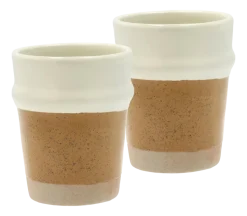 Mok Villa Collection Evig Amber Cream 0,35 L (Set van 2)