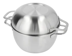 Mosselpan Demeyere Specialties 3 Hoog Met Deksel 20 cm