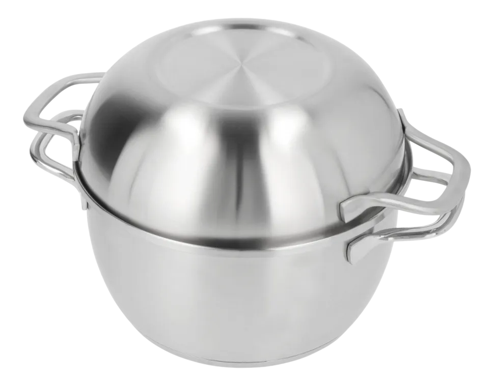 Mosselpan Demeyere Specialties 3 Hoog Met Deksel 20 cm