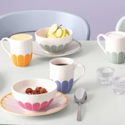 Villeroy & Boch Mueslikom Fleur Cassis Ø14cm (4 delig) Discount