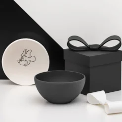 Mueslikom Villeroy & Boch Manufacture Rock Mickey Mouse Blanc 430ml (Set van 4)
