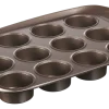 Muffinvorm Pyrex Asimetria Bruin (12 Muffins)