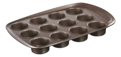 Muffinvorm Pyrex Asimetria Bruin (12 Muffins)