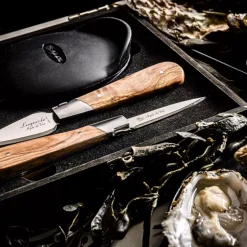 Oestermes Laguiole Style de Vie Luxury Line Olijfhout (3-Delig)