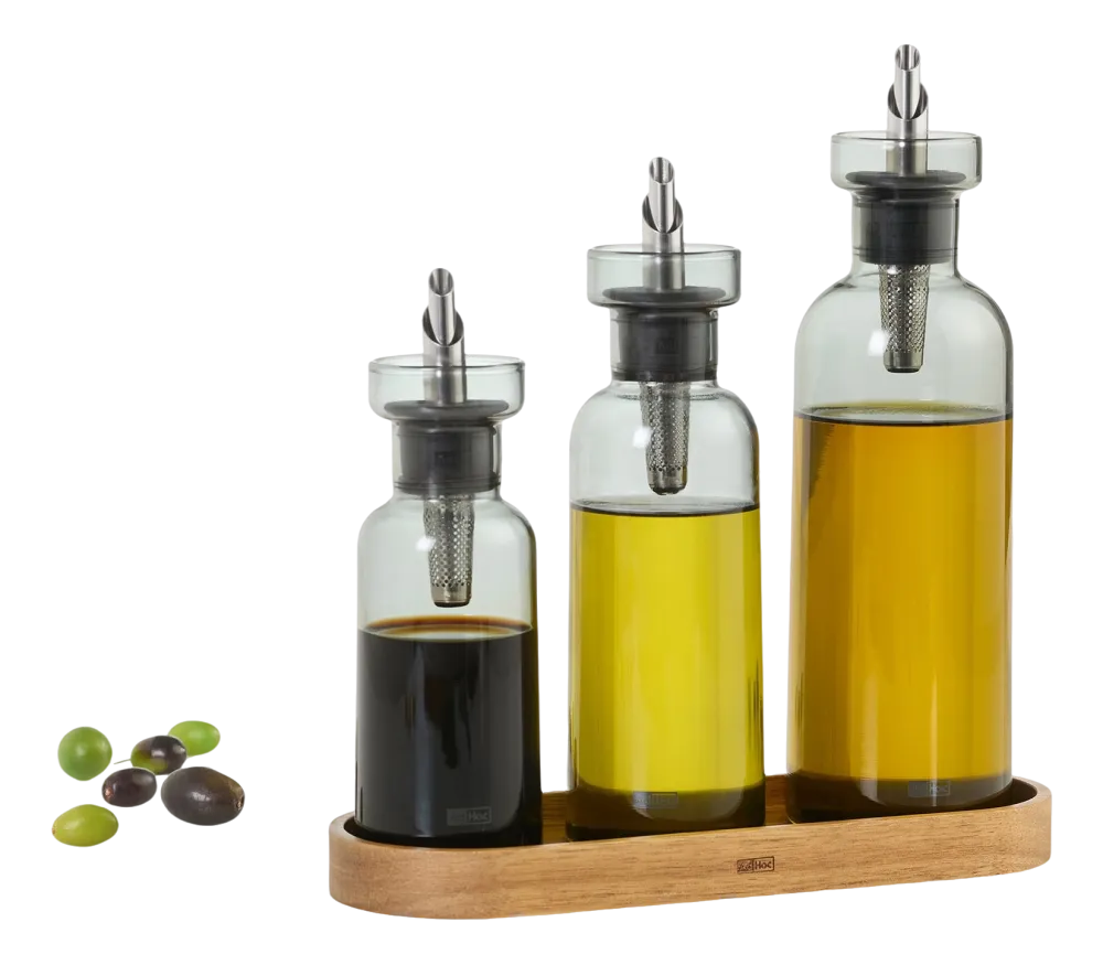 AdHoc Olie- / Azijnfles AromaPour Grey 300 ml New
