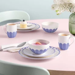 Onbijt-/ Dessertbord Villeroy & Boch Fleur Bleu Ø21cm (6 delig)