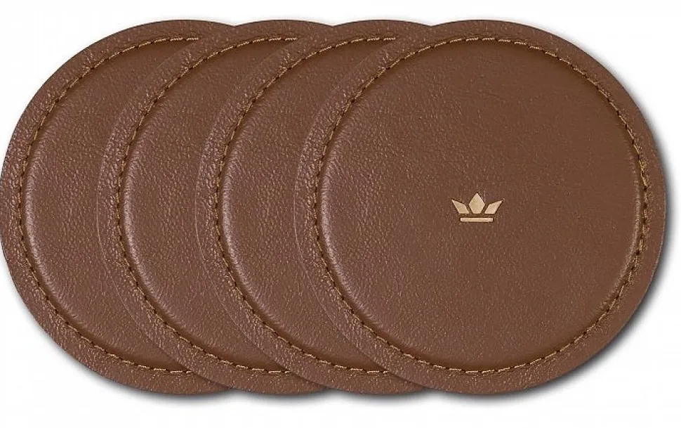 Onderzetter Dutchdeluxes Coasters Classic Brown (4-Delig)