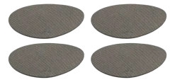 Onderzetter Leonardo Gocce Grijs (Set van 4)
