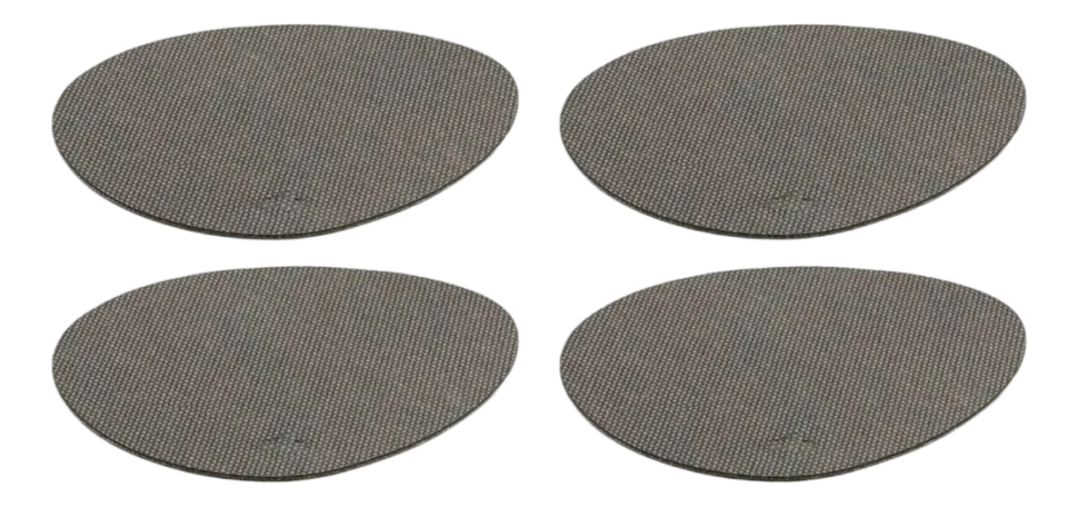 Onderzetter Leonardo Gocce Grijs (Set van 4)