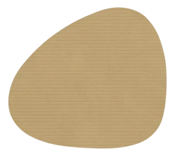 Onderzetter Lind DNA Curve Corduroy Nupo Khaki (Set van 4)
