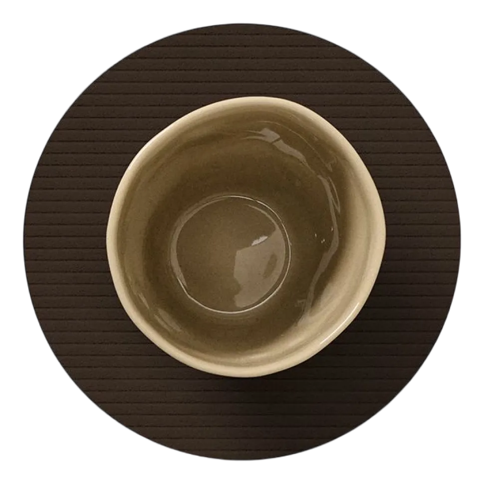 Onderzetter Lind DNA Glass Mat Circle Corduroy Nupo Hazel (Set van 4)