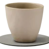 Onderzetter Lind DNA Glass Mat Circle Corduroy Nupo Light Grey (Set van 4)