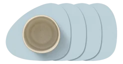 Onderzetter Lind DNA Glass Mat Curve Nupo Soft Sky (Set van 4)