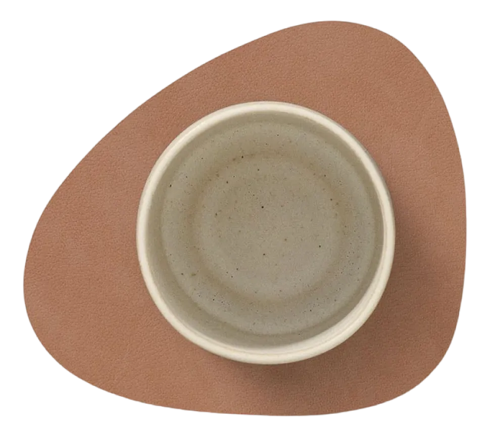 Onderzetter Lind DNA Glass Mat Curve Nupo Old Rose (Set van 4)