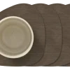 Onderzetter Lind DNA Glass Mat Curve Corduroy Nupo Caviar (Set van 4)