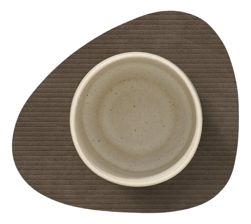 Onderzetter Lind DNA Glass Mat Curve Corduroy Nupo Caviar (Set van 4)