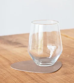 Lind DNA Onderzetter Glass Mat Circle Nupo Nougat (Set van 4) Best