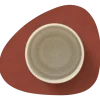 Lind DNA Onderzetter Glass Mat Curve Corduroy Nupo Nougat (Set van 4)