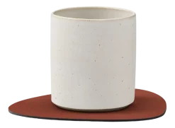 Lind DNA Onderzetter Glass Mat Curve Corduroy Nupo Nougat (Set van 4)