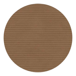 Lind DNA Onderzetter Glass Mat Curve Corduroy Nupo Brown (Set van 4) New