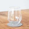 Lind DNA Onderzetter Glass Mat Circle Nupo Light Grey (Set van 4) Hot