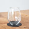 Lind DNA Onderzetter Glass Mat Circle Bull Black (Set van 4) Outlet