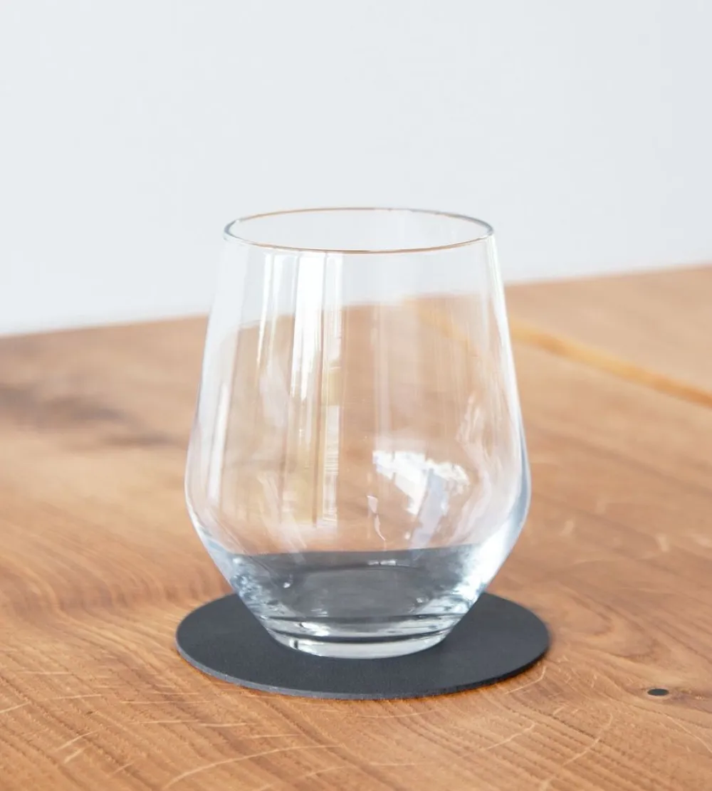 Lind DNA Onderzetter Glass Mat Circle Nupo Anthracite (Set van 4) Clearance