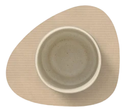 Onderzetter Lind DNA Glass Mat Curve Corduroy Nupo Sand (Set van 4)