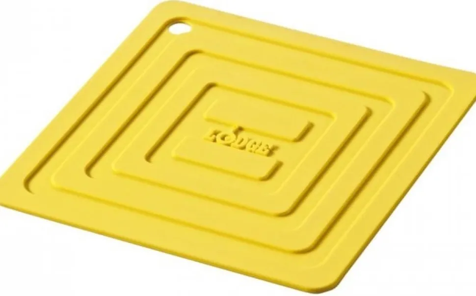 Onderzetter Lodge Square AS6S21 Geel 15x15 cm