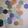Onderzetter Zone Denmark Hexagon Black 16 cm