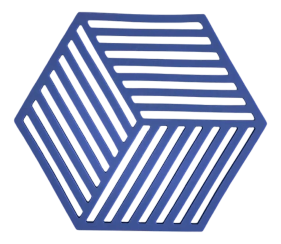 Onderzetter Zone Denmark Hexagon Indigo 16 cm