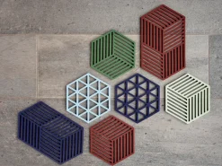Onderzetter Zone Denmark Hexagon Burgundy 24 cm