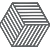 Zone Denmark Onderzetter Hexagon Cool Grey 16 cm Discount