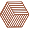 Onderzetter Zone Denmark Hexagon Terracotta 16 cm