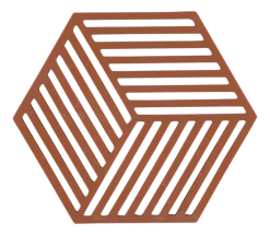 Onderzetter Zone Denmark Hexagon Terracotta 16 cm