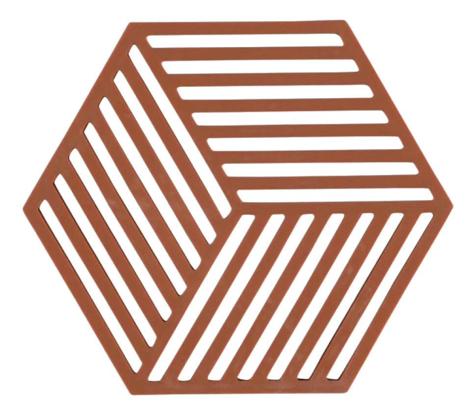Onderzetter Zone Denmark Hexagon Terracotta 16 cm