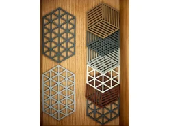 Onderzetter Zone Denmark Hexagon Terracotta 16 cm