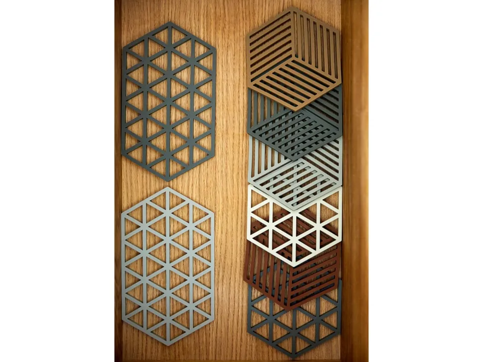 Onderzetter Zone Denmark Hexagon Terracotta 16 cm