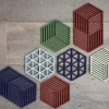 Zone Denmark Onderzetter Hexagon Grass 16 cm New