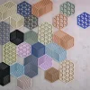 Zone Denmark Onderzetter Hexagon Lupine 16 cm Discount