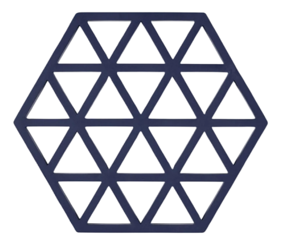 Onderzetter Zone Denmark Triangles Midnight 16 cm